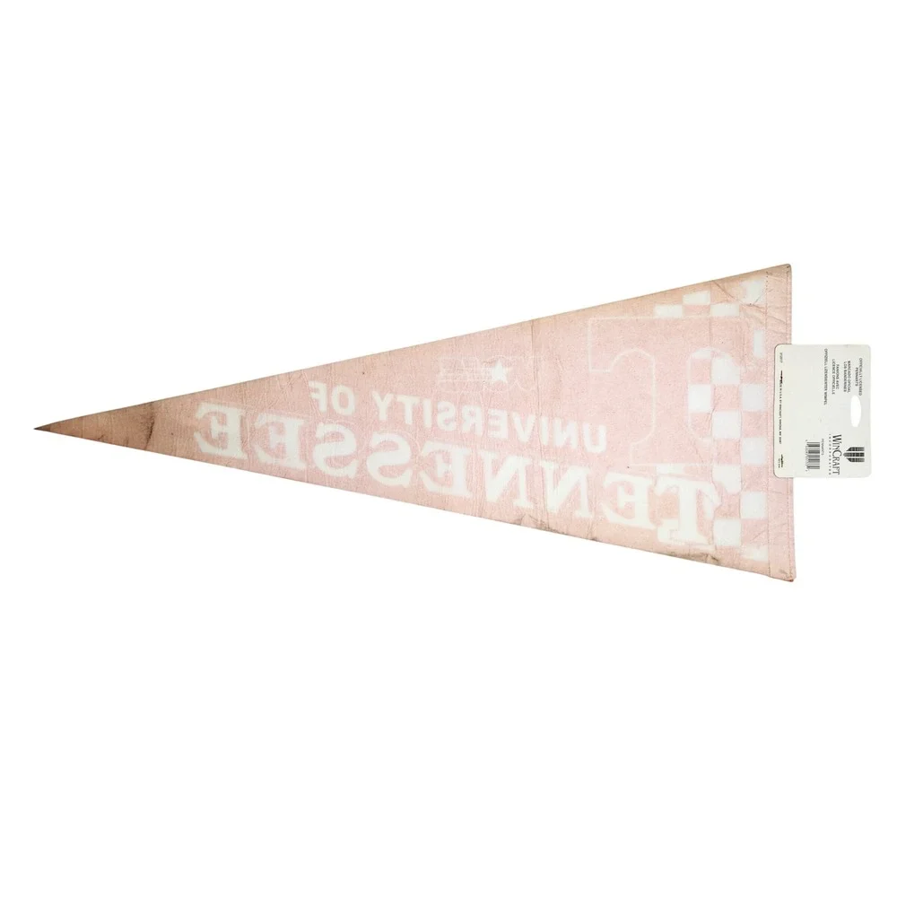 WinCraft Tennessee Volunteers Pennant Orange White Checkered NCAA 1999 USA